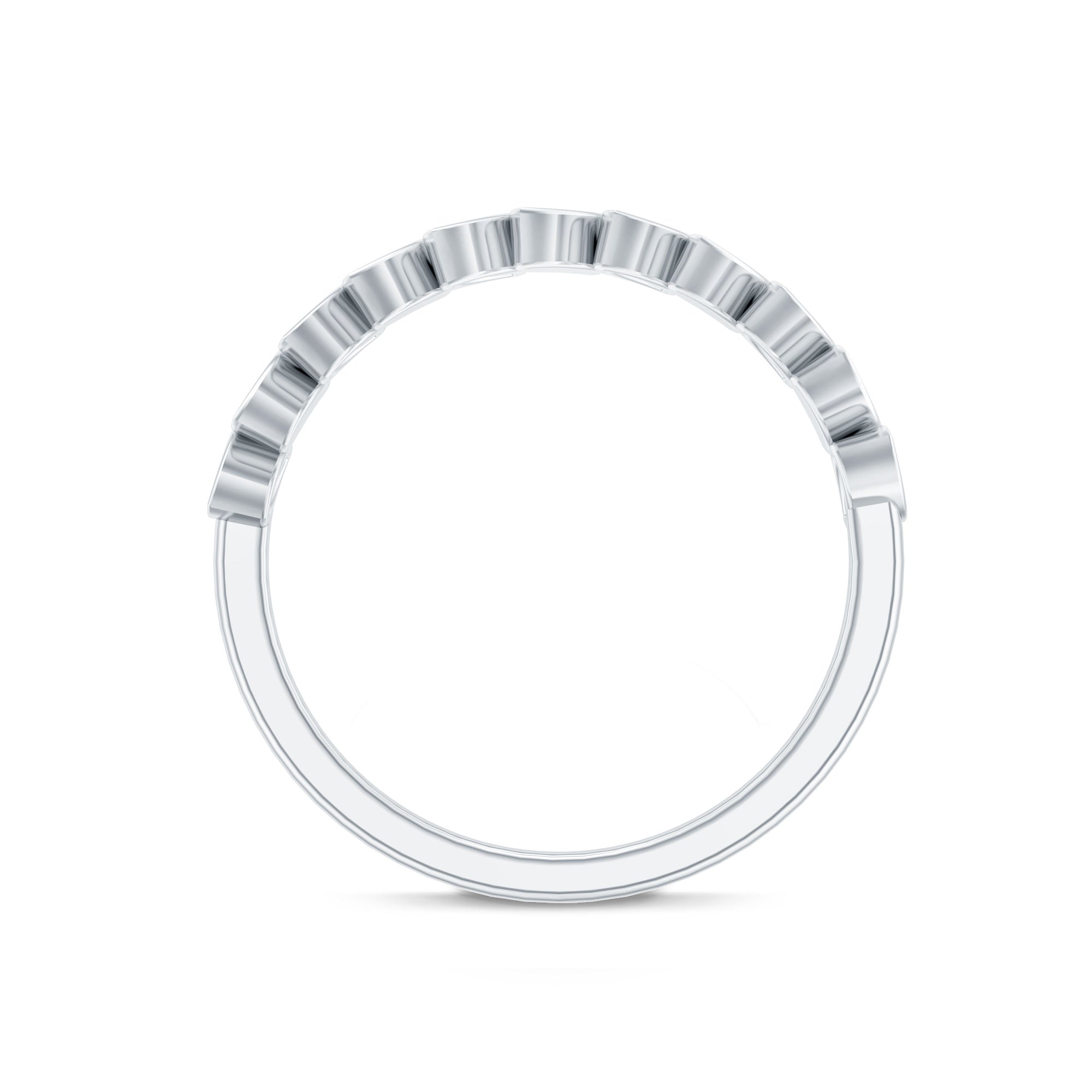 Natural Diamond Marquise Half Eternity Ring for Women