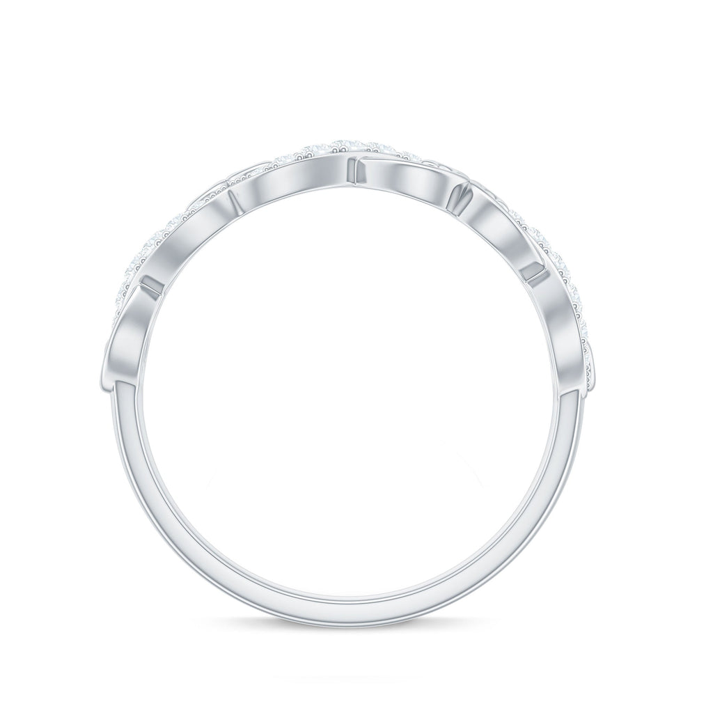 Certified Diamond Infinity Band Ring