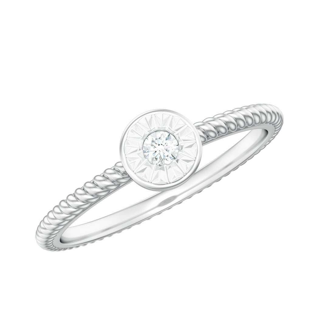 Illusion Set Diamond Promise Ring