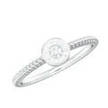 Illusion Set Diamond Promise Ring