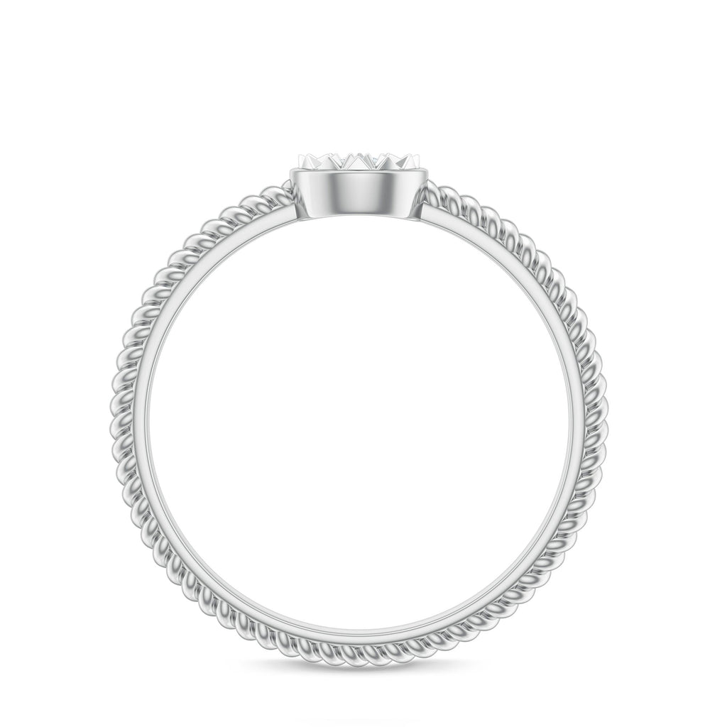 Illusion Set Diamond Promise Ring