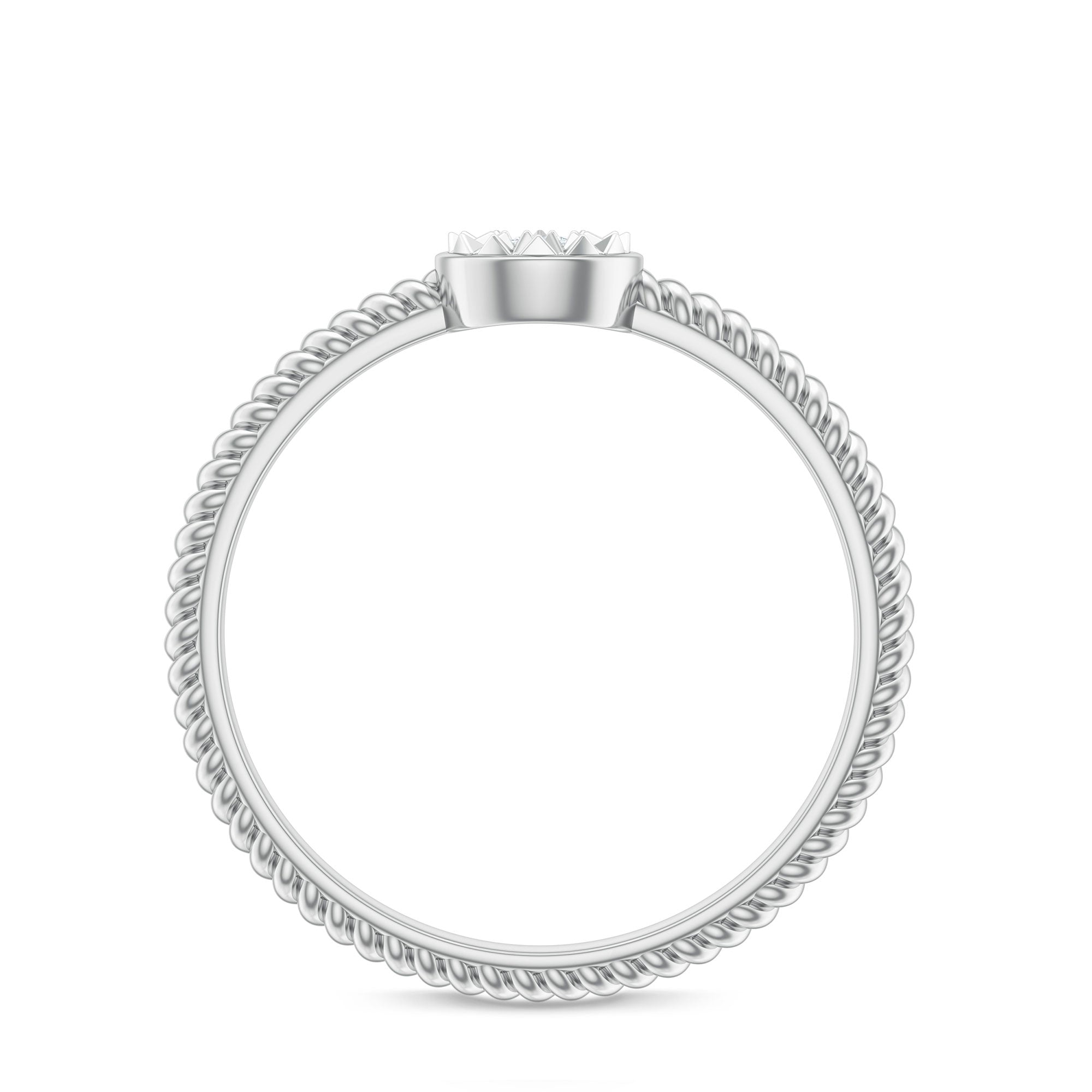 Illusion Set Diamond Promise Ring