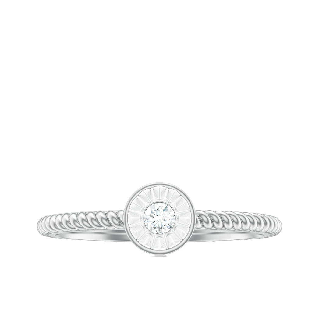 Illusion Set Diamond Promise Ring