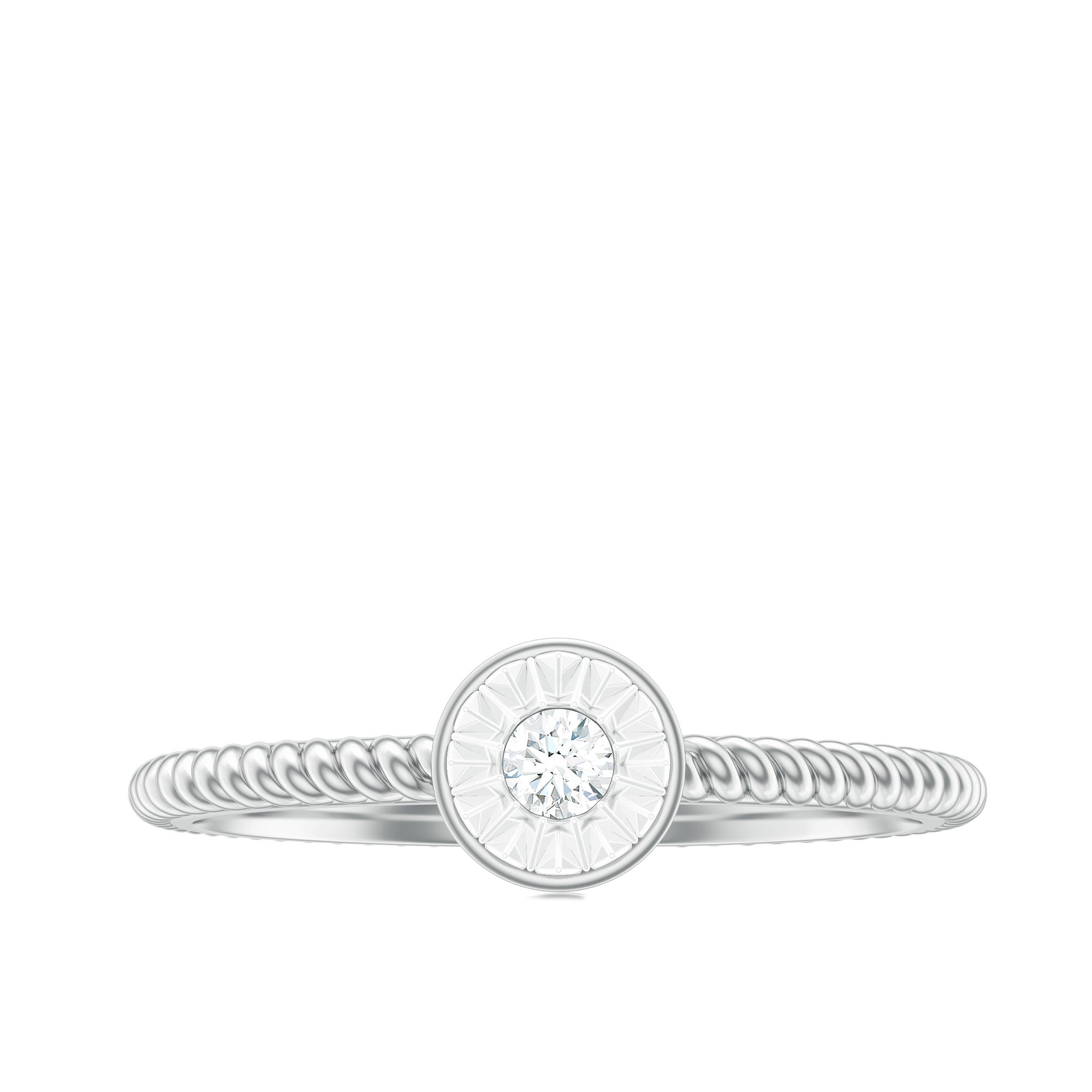 Illusion Set Diamond Promise Ring