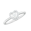 Certified Real Diamond Heart Promise Ring