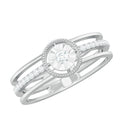 Certified Natural Diamond Engagement Ring for Women