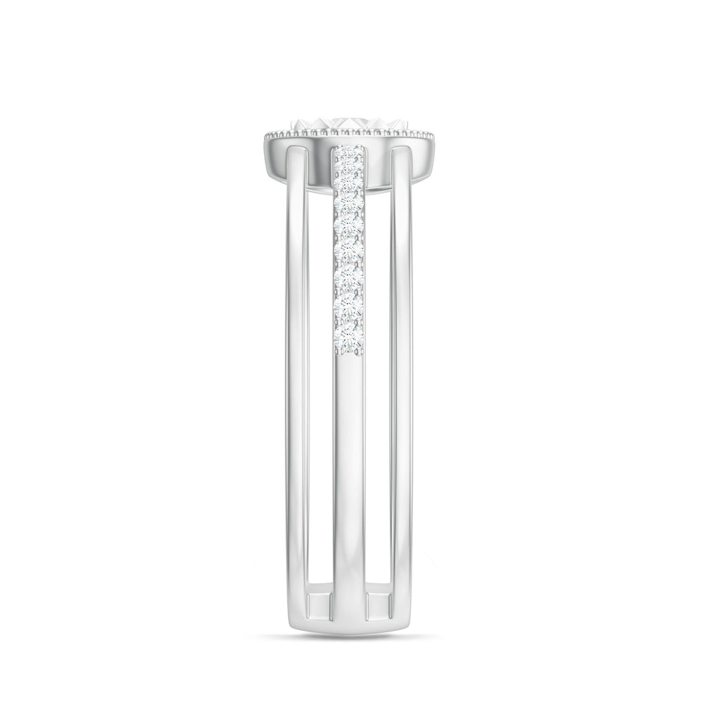 Certified Natural Diamond Engagement Ring for Women