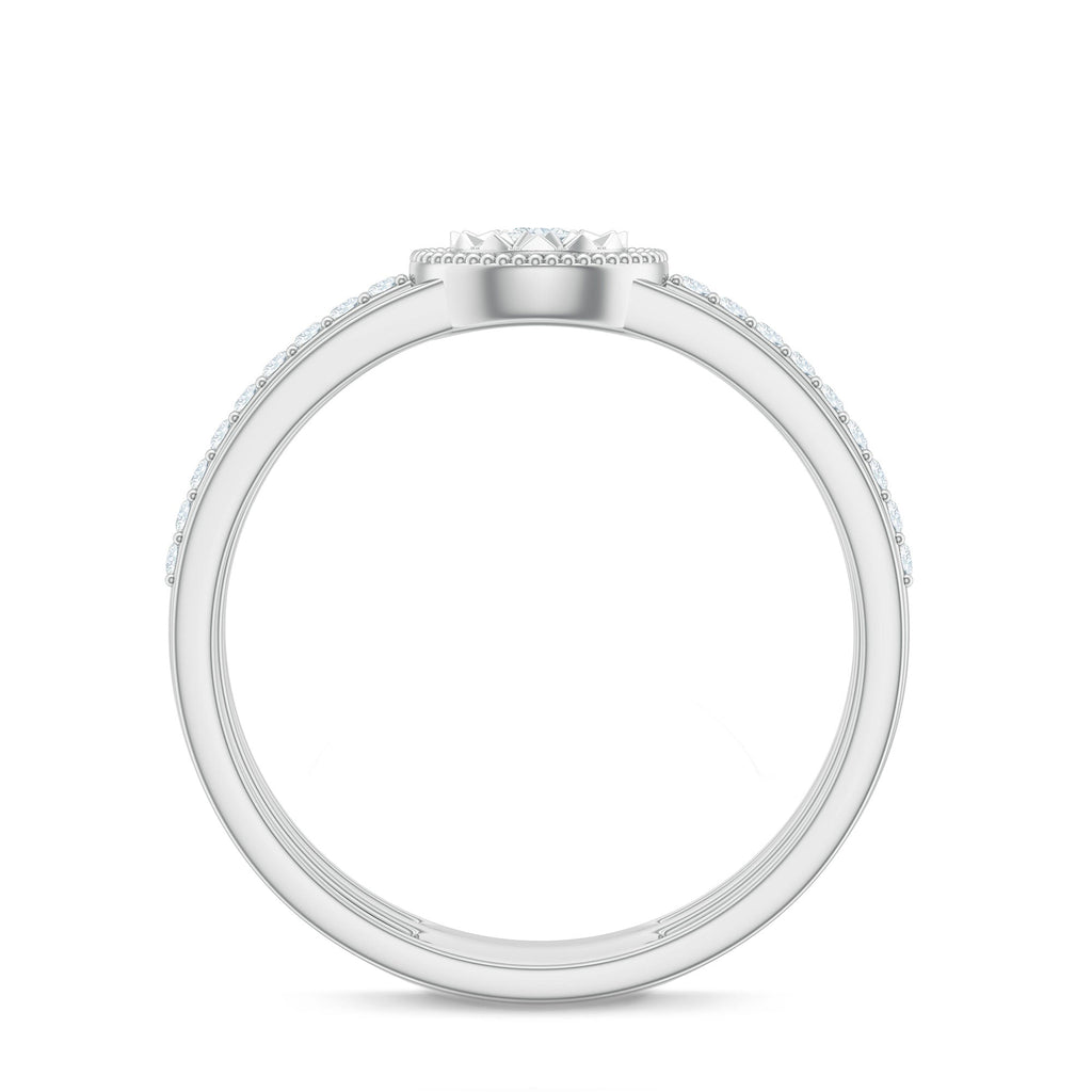 Certified Natural Diamond Engagement Ring for Women