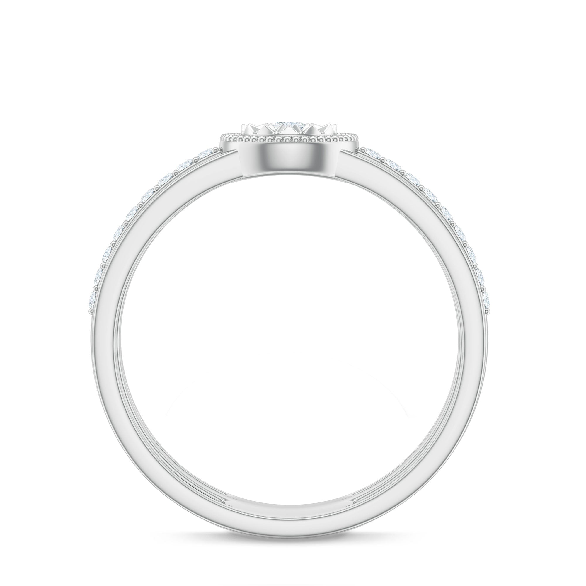Certified Natural Diamond Engagement Ring for Women