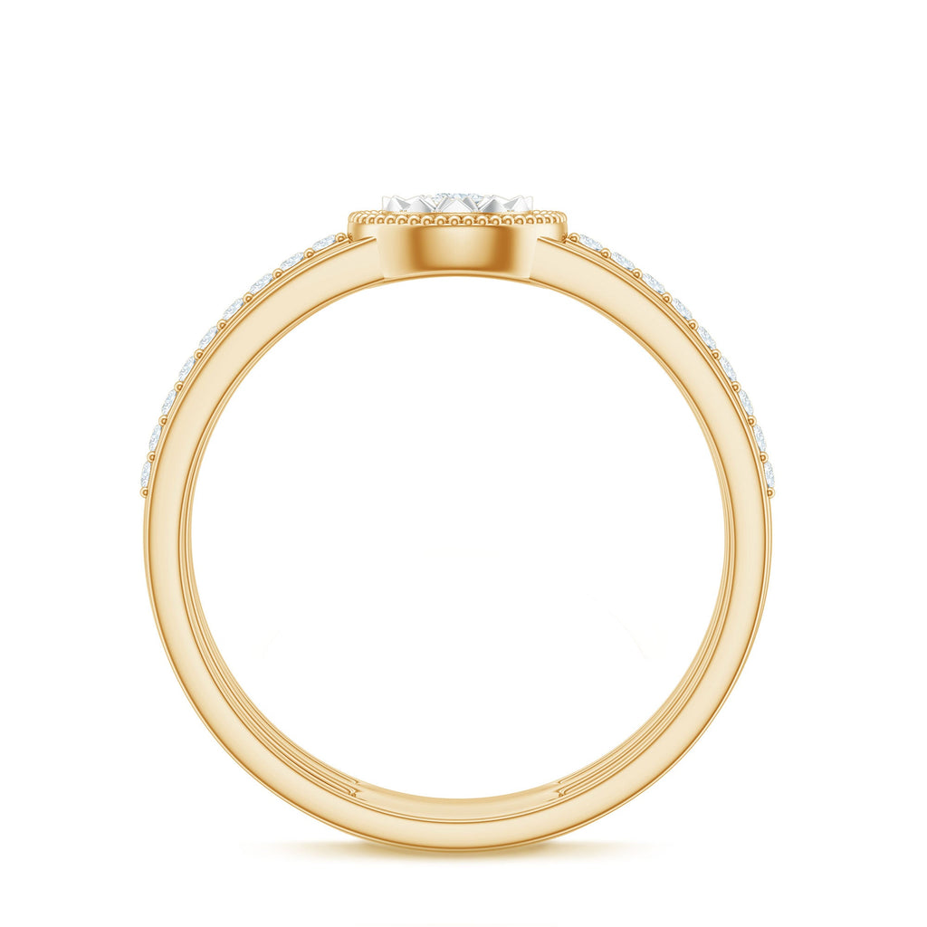 Certified Natural Diamond Engagement Ring for Women