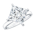 IGI Certified 4 Carat Princess Cut Lab Grown Diamond Engagement Ring