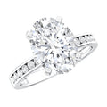 IGI Certified 3 Carat Lab Grown Diamond Oval Engagement Ring for Women