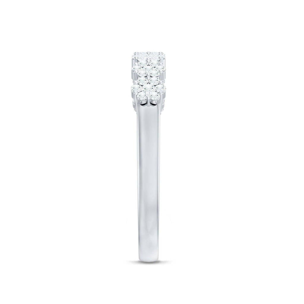 Certified Diamond Cluster Anniversary Ring
