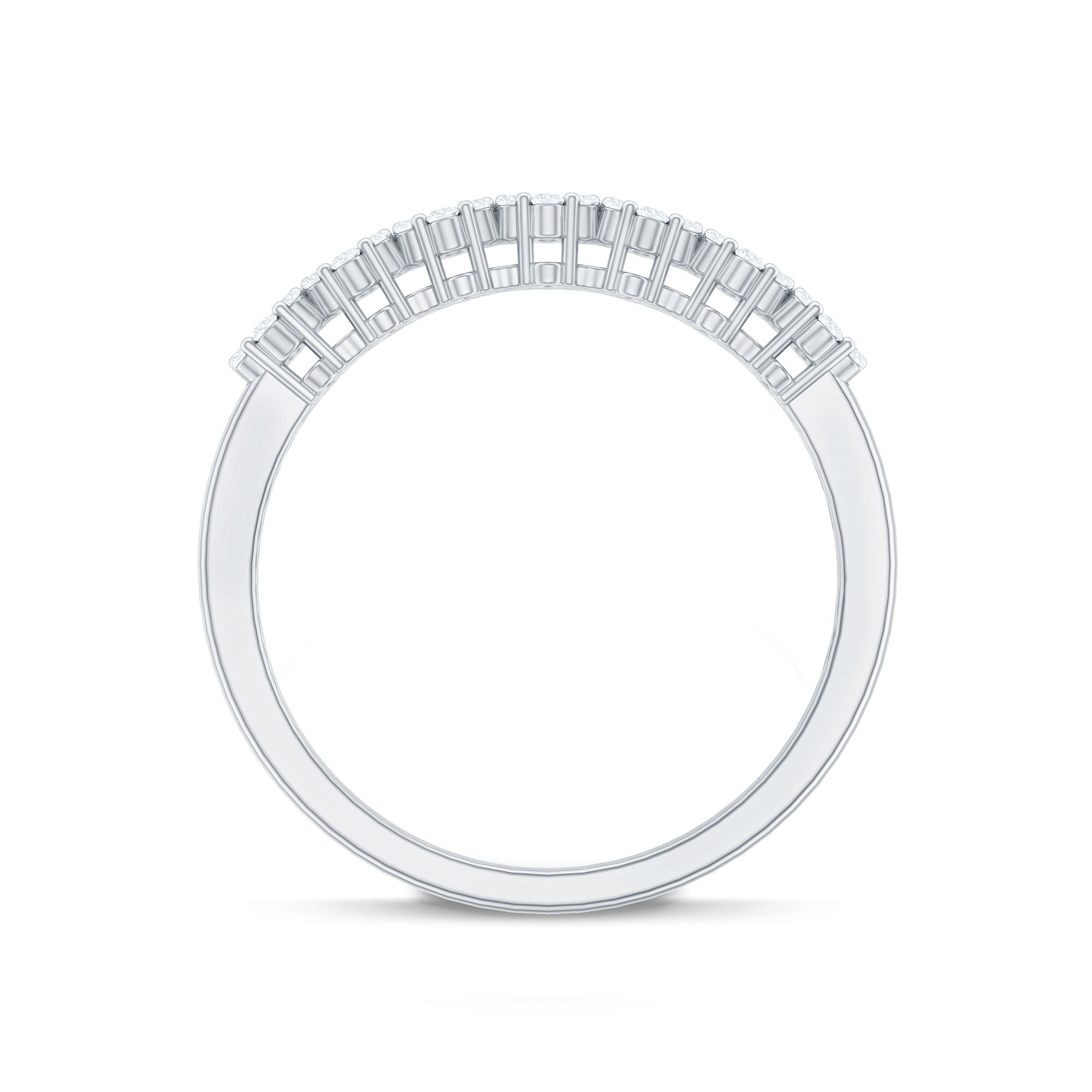 Certified Diamond Cluster Anniversary Ring