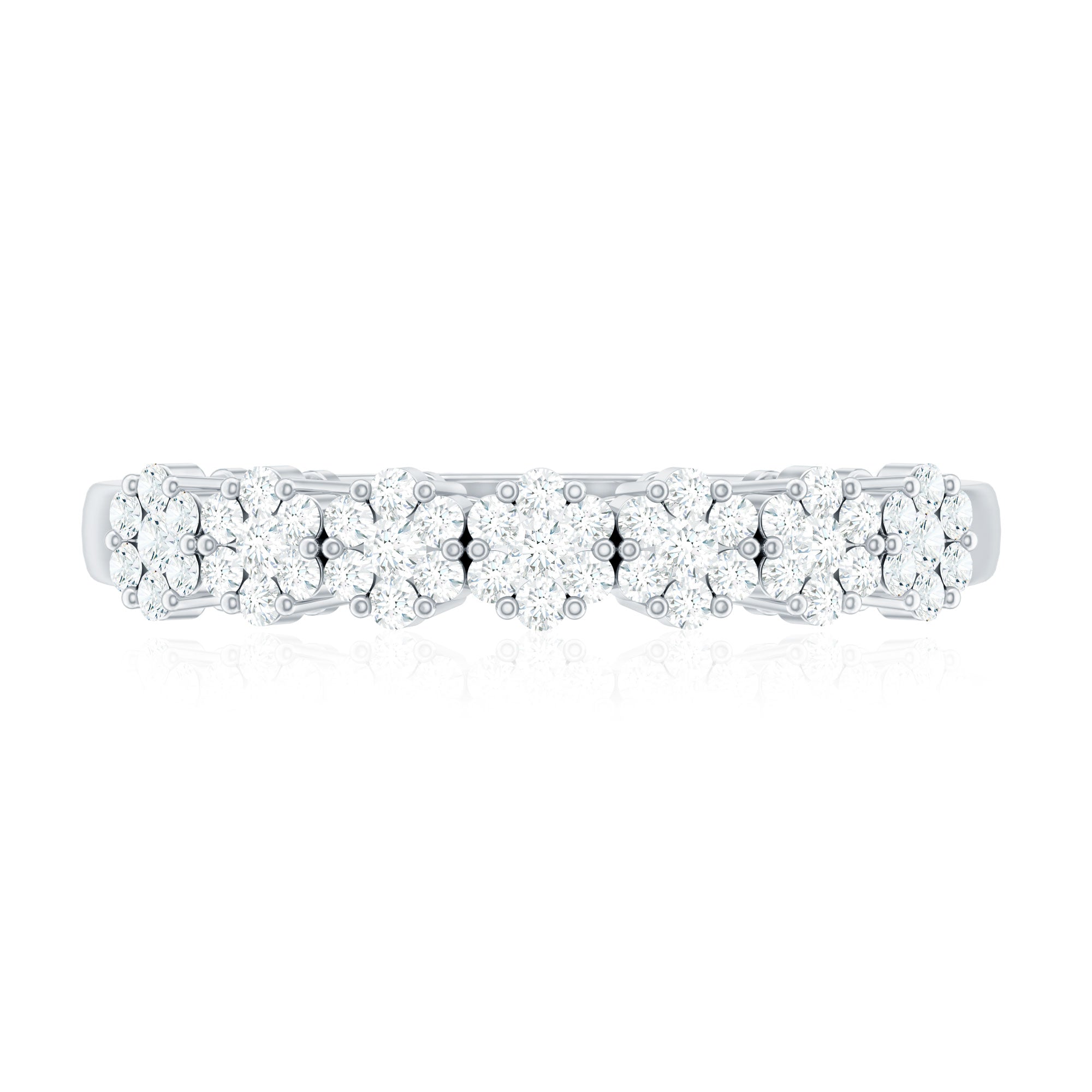 Certified Diamond Cluster Anniversary Ring