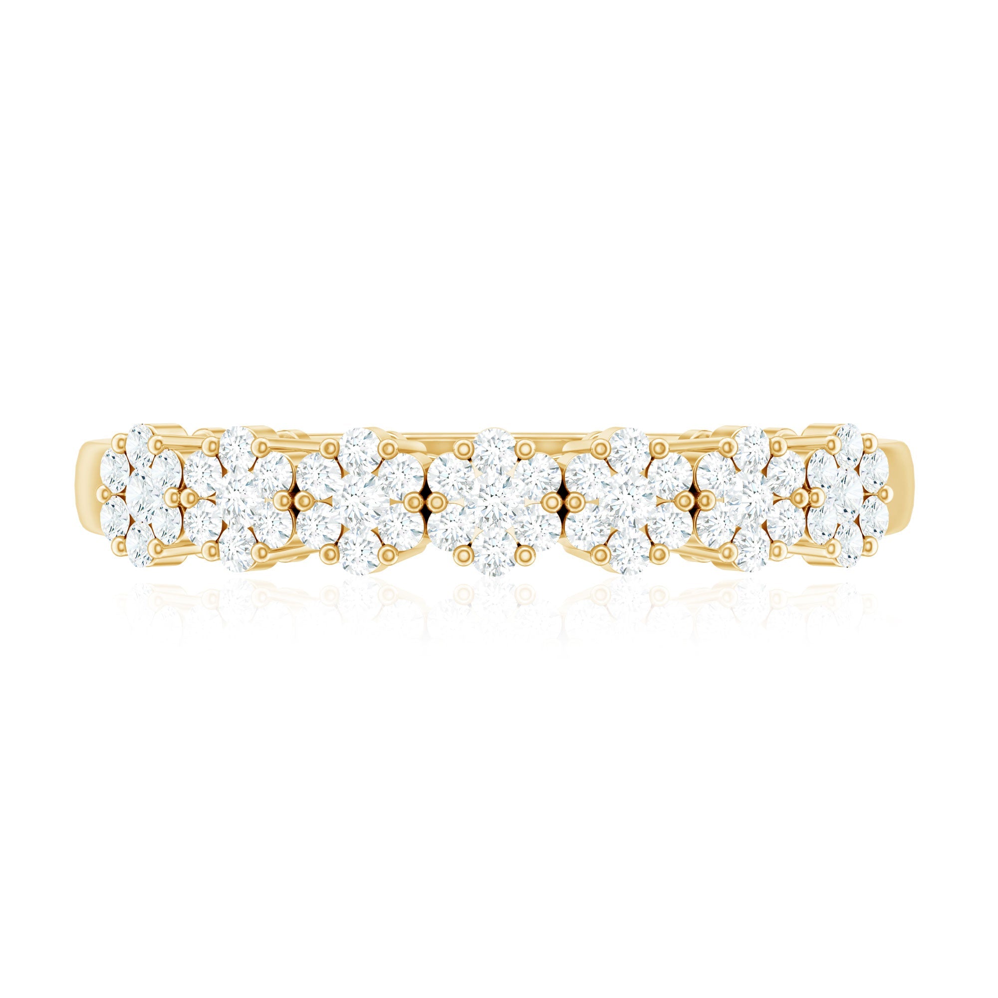 Certified Diamond Cluster Anniversary Ring