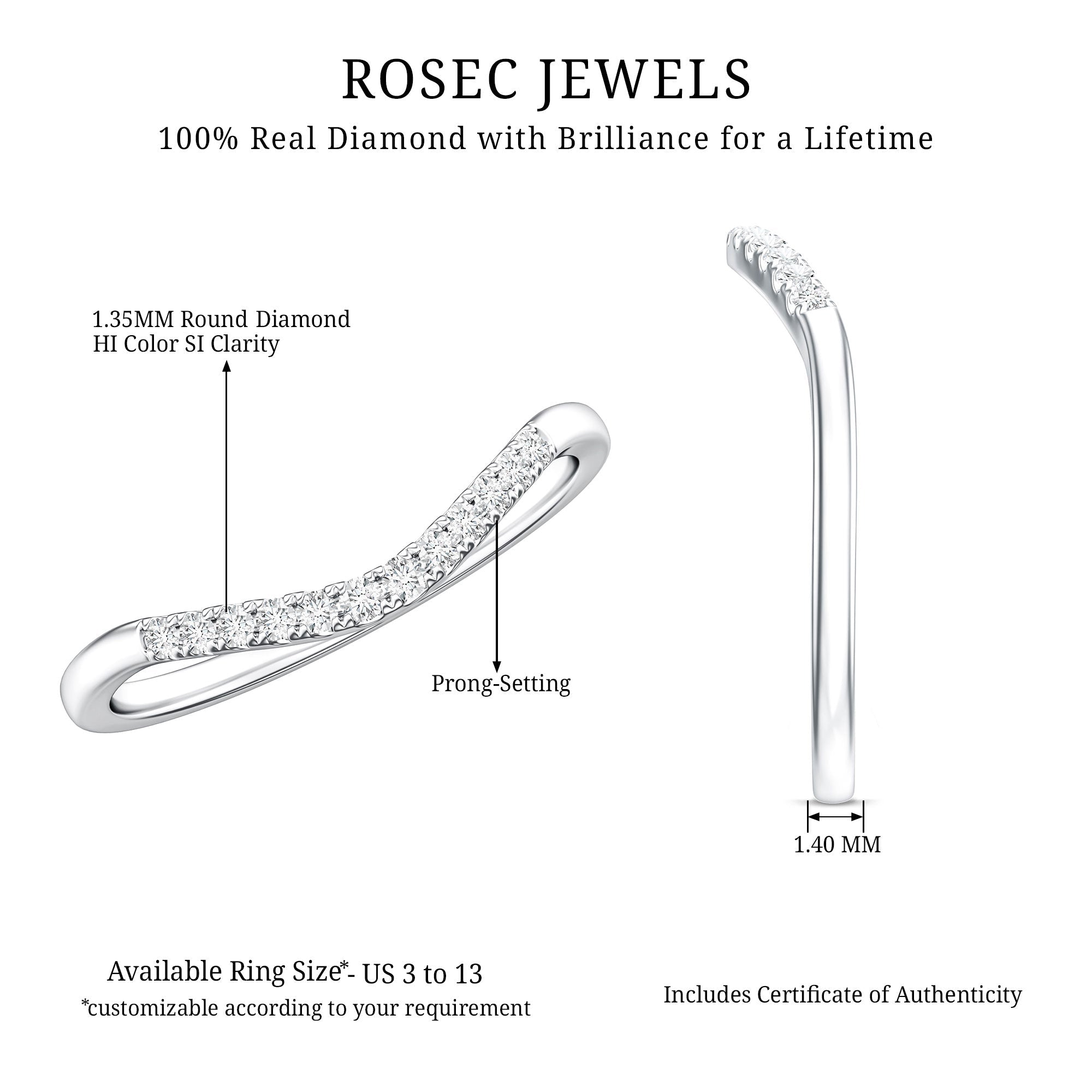 Diamond Curved Enhancer Ring