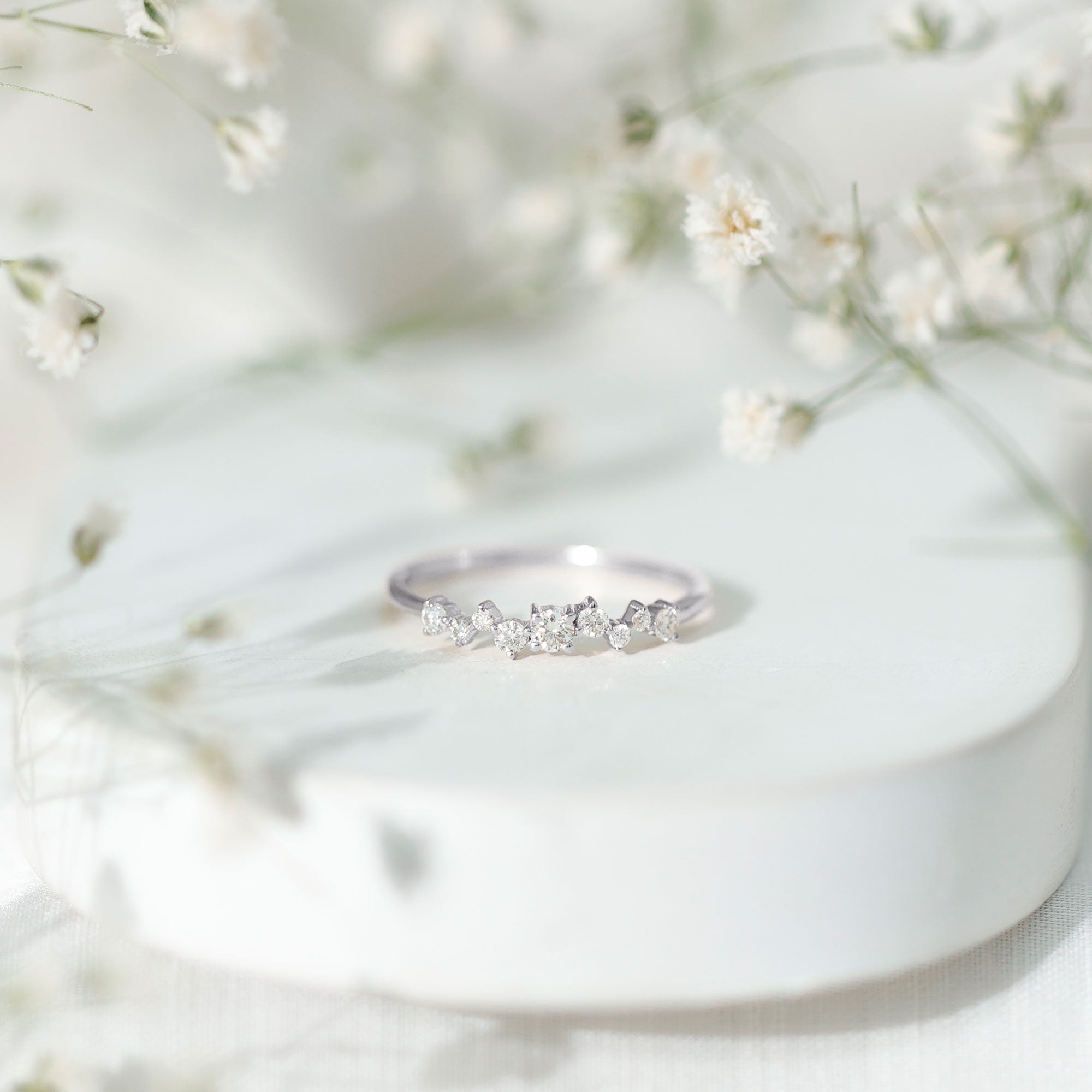 Brilliant Cut Diamond Wedding Band for Women