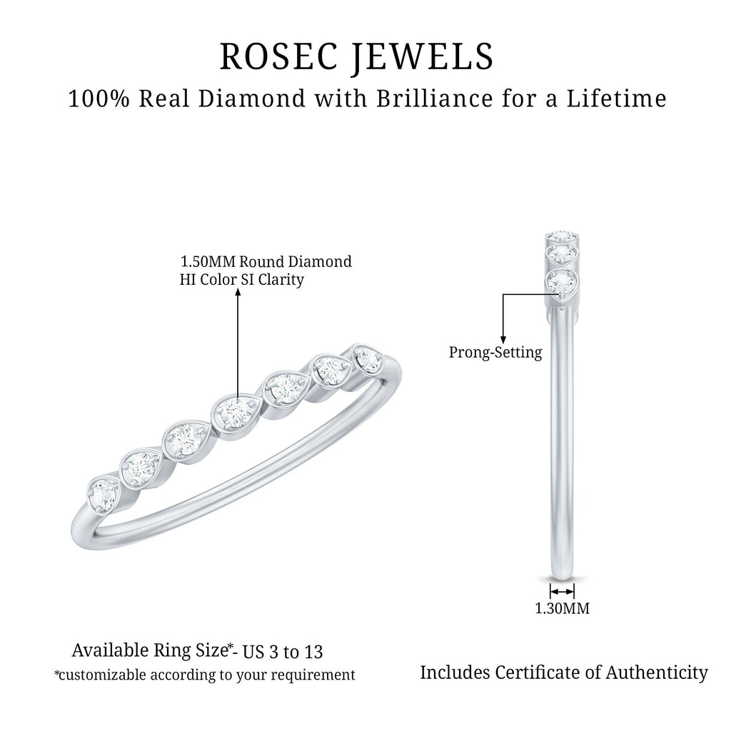 Certified Diamond Seven Stone Promise Ring