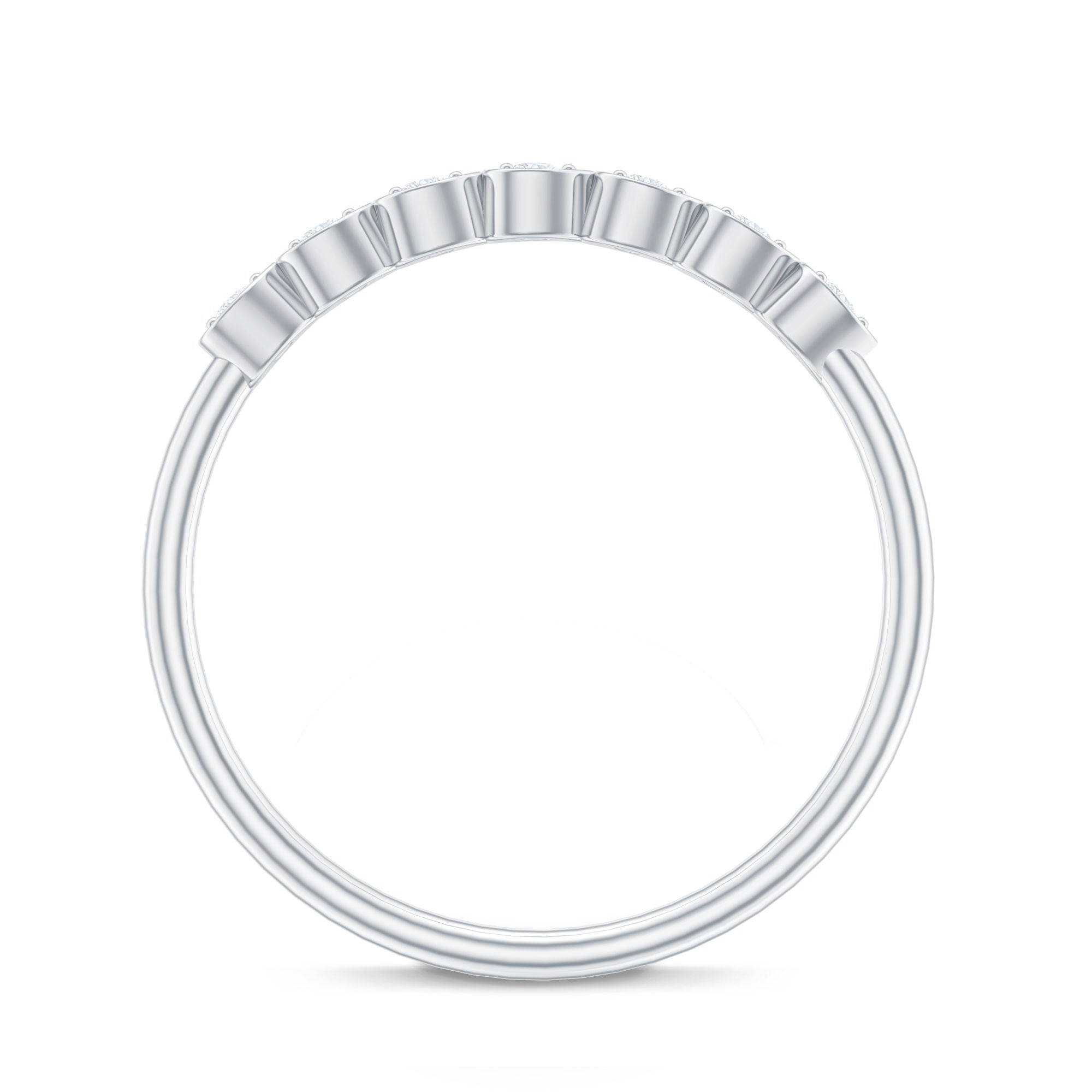 Certified Diamond Seven Stone Promise Ring