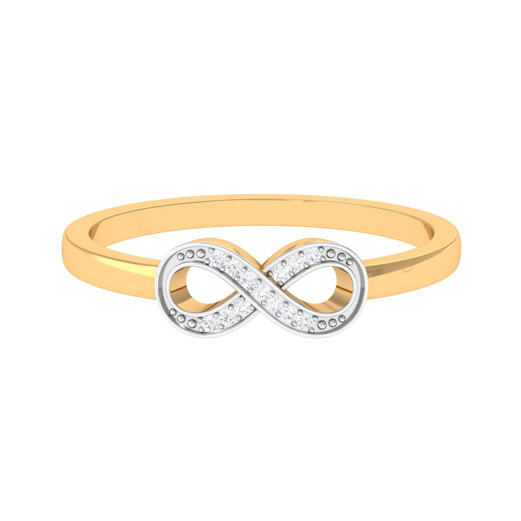 Certified Real Diamond Infinity Promise Ring