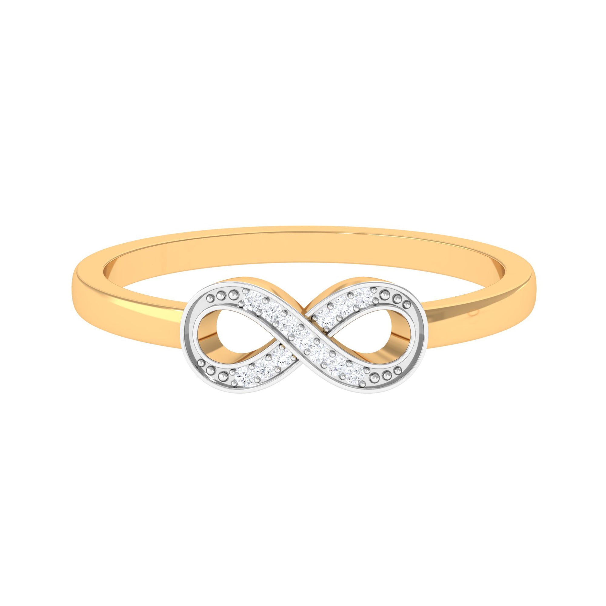 Certified Real Diamond Infinity Promise Ring