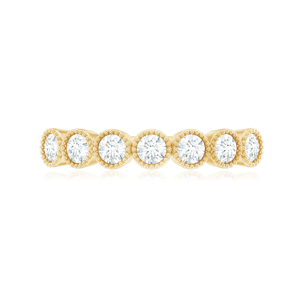 Certified Diamond Anniversary Band in Bezel Setting