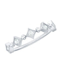 Certified 5 Stone Diamond Dainty Ring