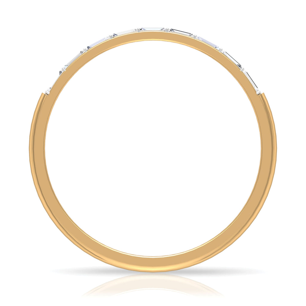 Baguette Diamond East West Stackable Ring