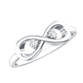 Certified Real Diamond Infinity Promise Ring for Women