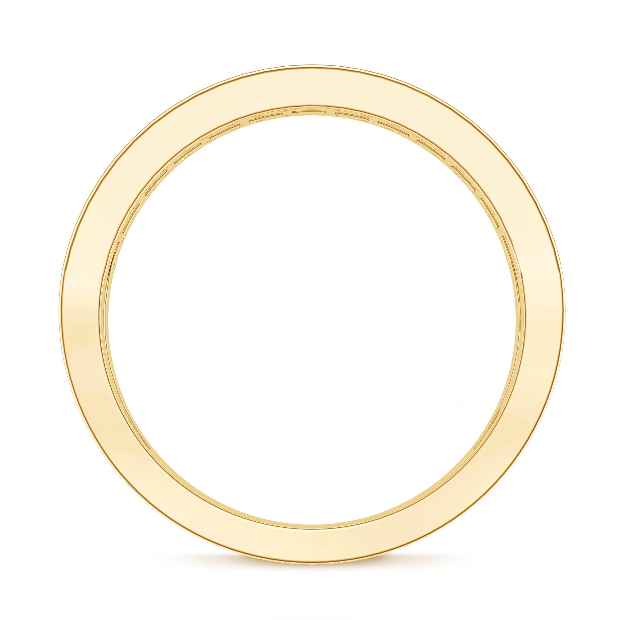 Moissanite 3 Row Eternity Band Ring for Women