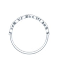 Vintage Inspired Moissanite Infinity Wedding Band Ring