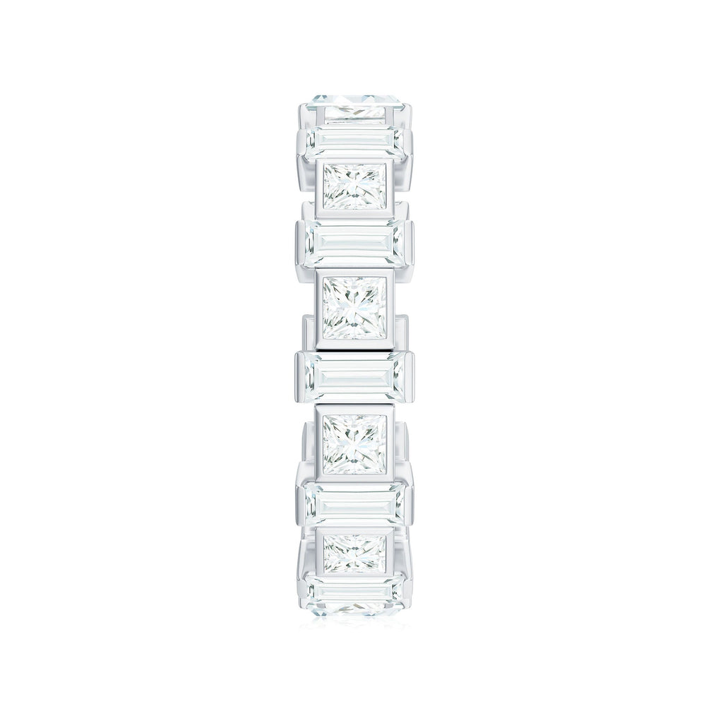 Princess Cut Moissanite Full Eternity Band for Women