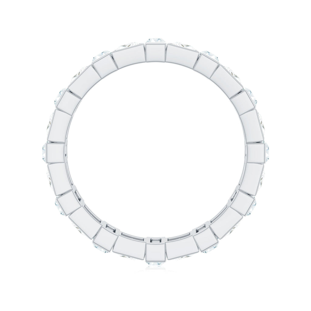 Princess Cut Moissanite Full Eternity Band for Women