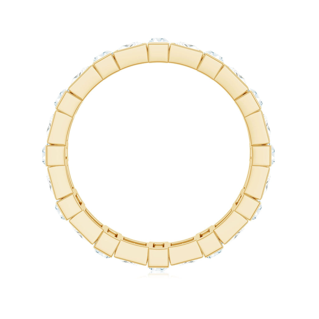 Princess Cut Moissanite Full Eternity Band for Women