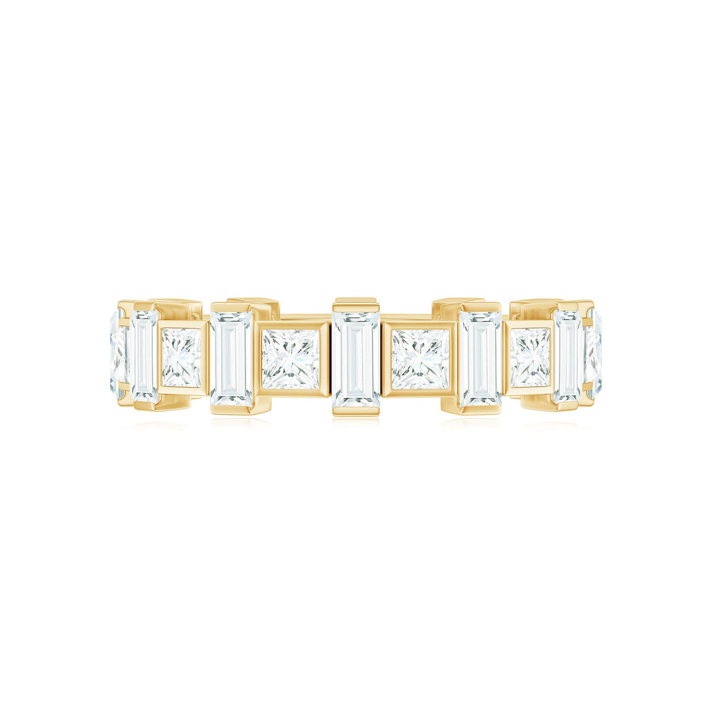 Princess Cut Moissanite Full Eternity Band for Women