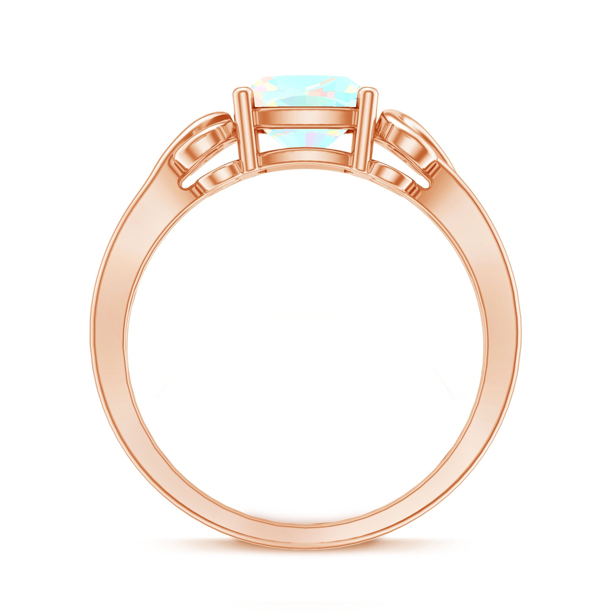 1.8 Carat Ethiopian Opal Vintage Engagement Ring With Certificate