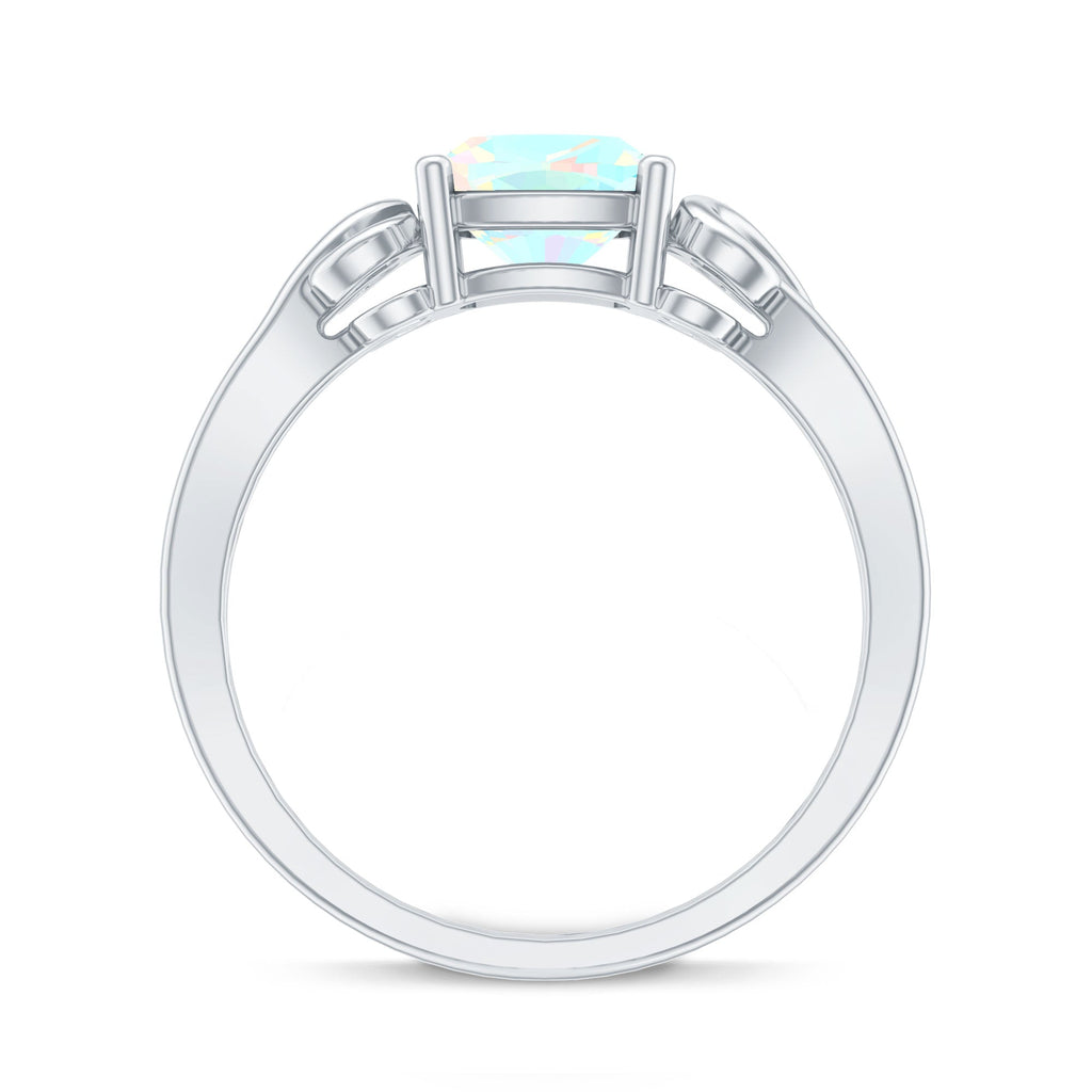 1.8 Carat Ethiopian Opal Vintage Engagement Ring With Certificate