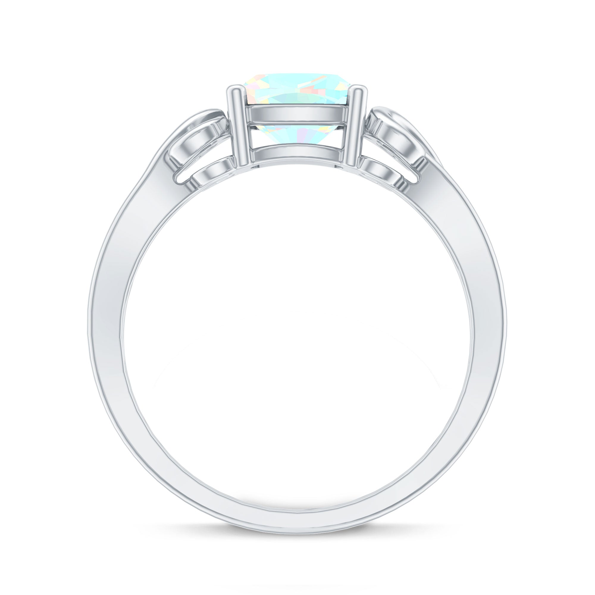 1.8 Carat Ethiopian Opal Vintage Engagement Ring With Certificate