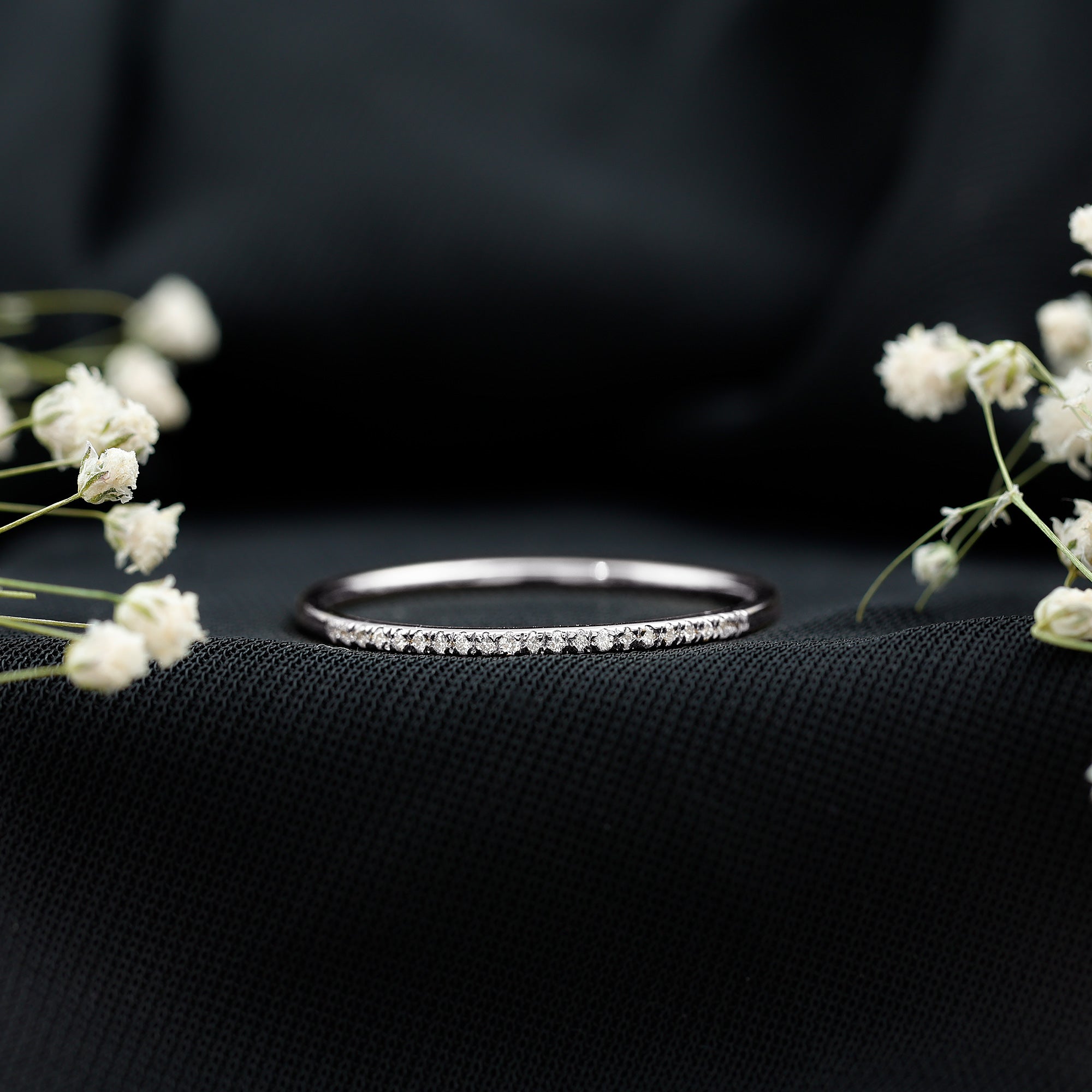 Certified Natural Diamond Stackable Wedding Ring