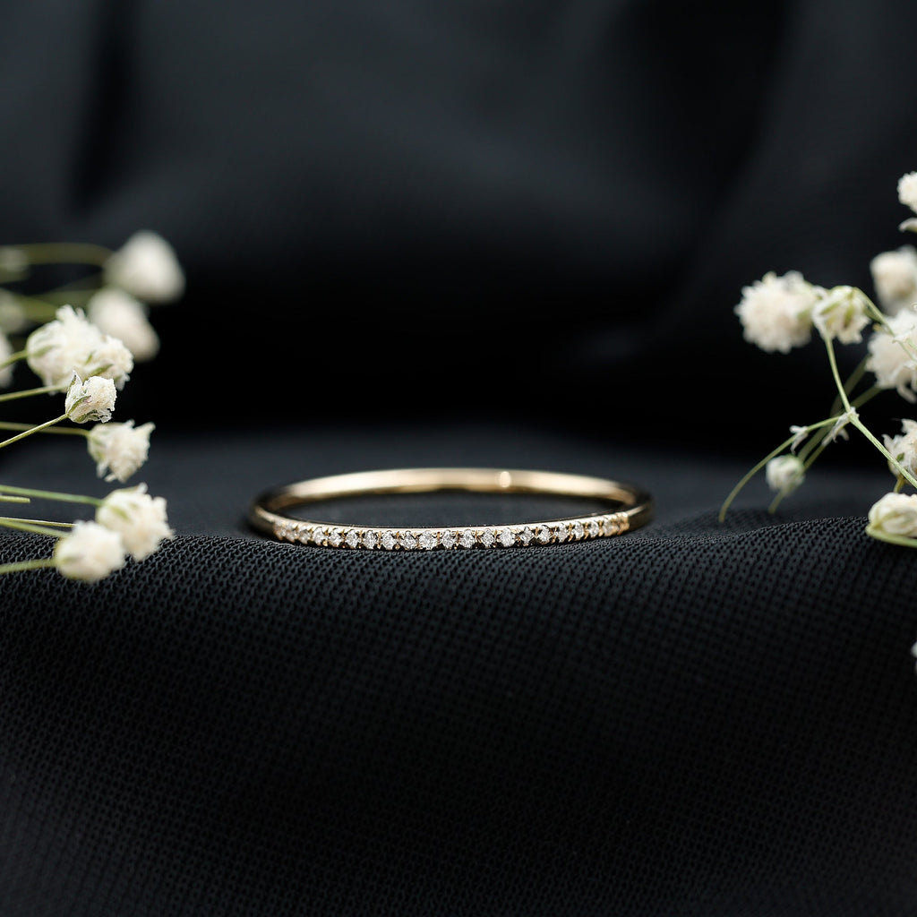 Certified Natural Diamond Stackable Wedding Ring