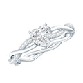 Heart Shape Moissanite Solitaire Promise Ring