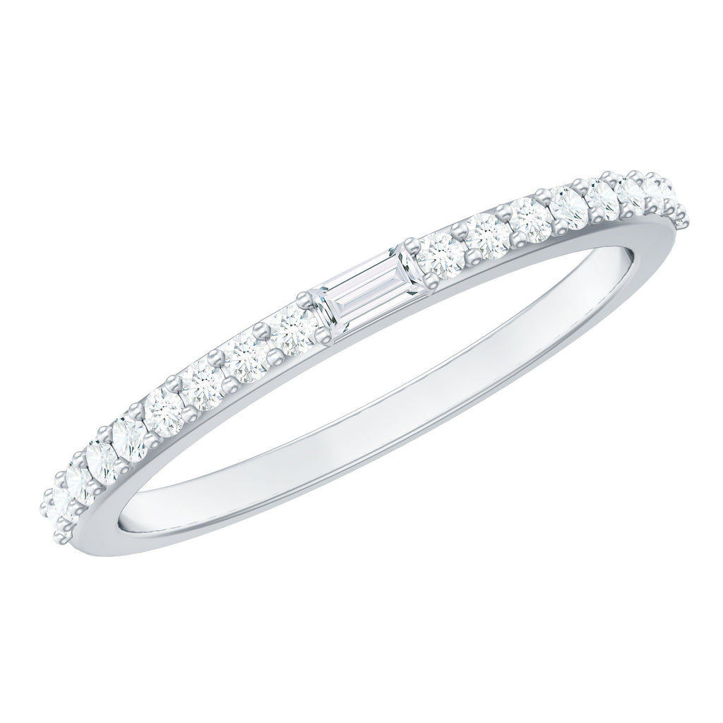 Real Diamond Half Eternity Ring