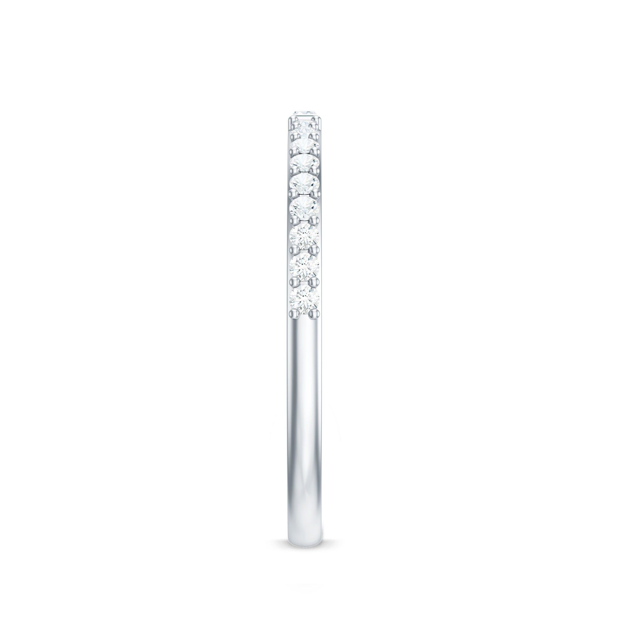 Real Diamond Half Eternity Ring