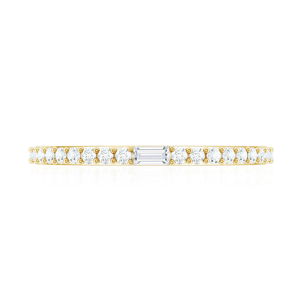 Real Diamond Half Eternity Ring