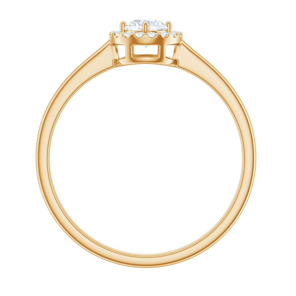 Natural 0.25 Carat Diamond Promise Ring with Certificate