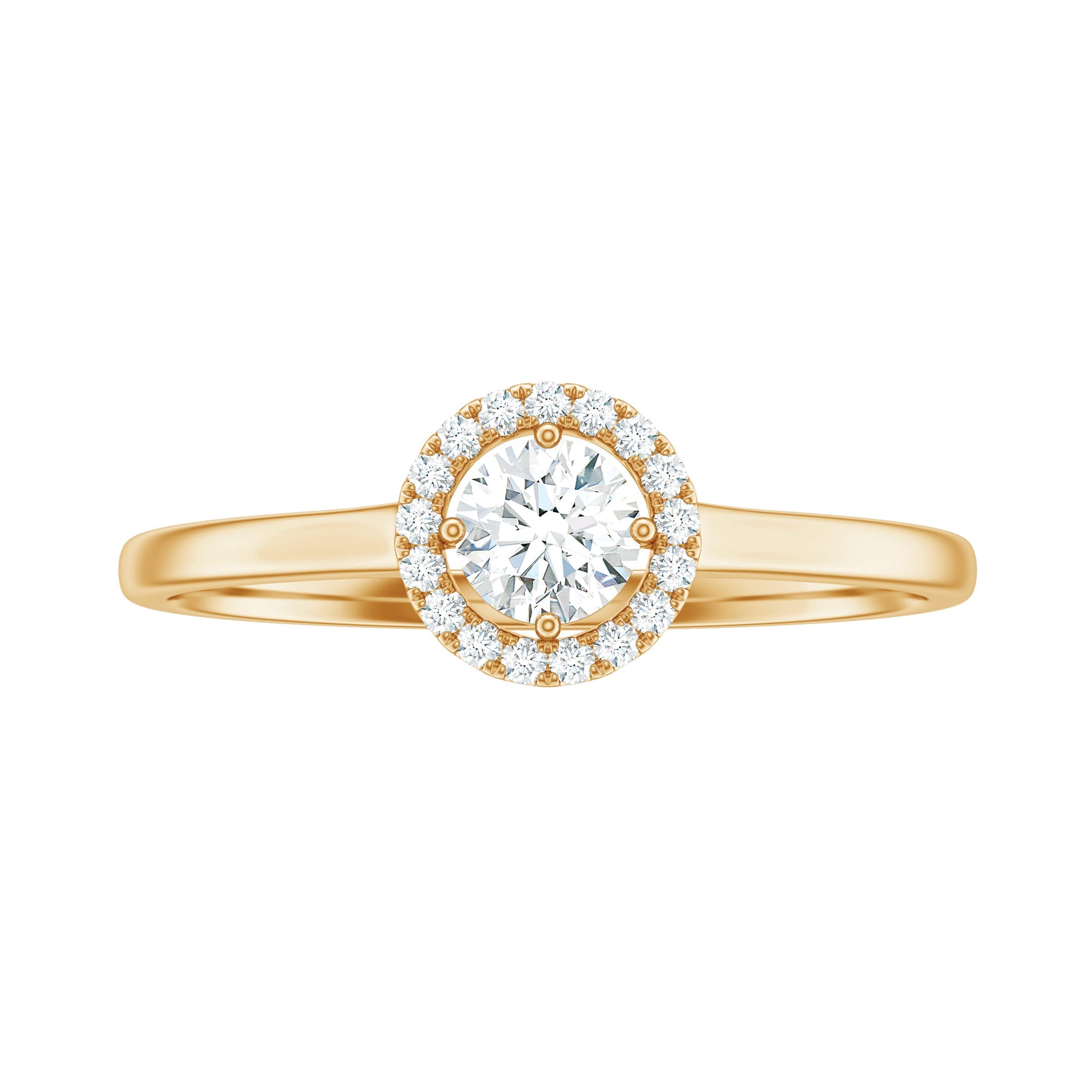 Natural 0.25 Carat Diamond Promise Ring with Certificate