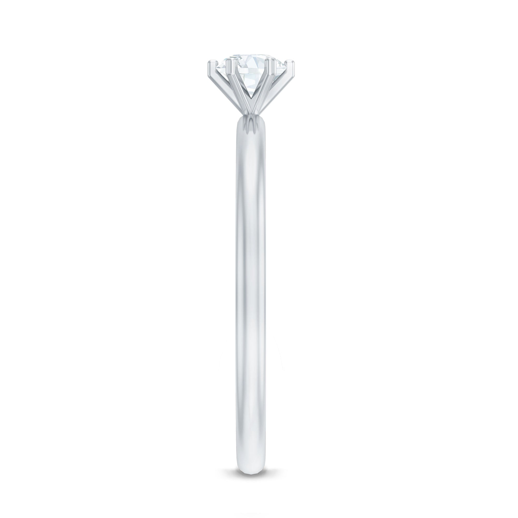 Solitaire Round Diamond Promise Ring