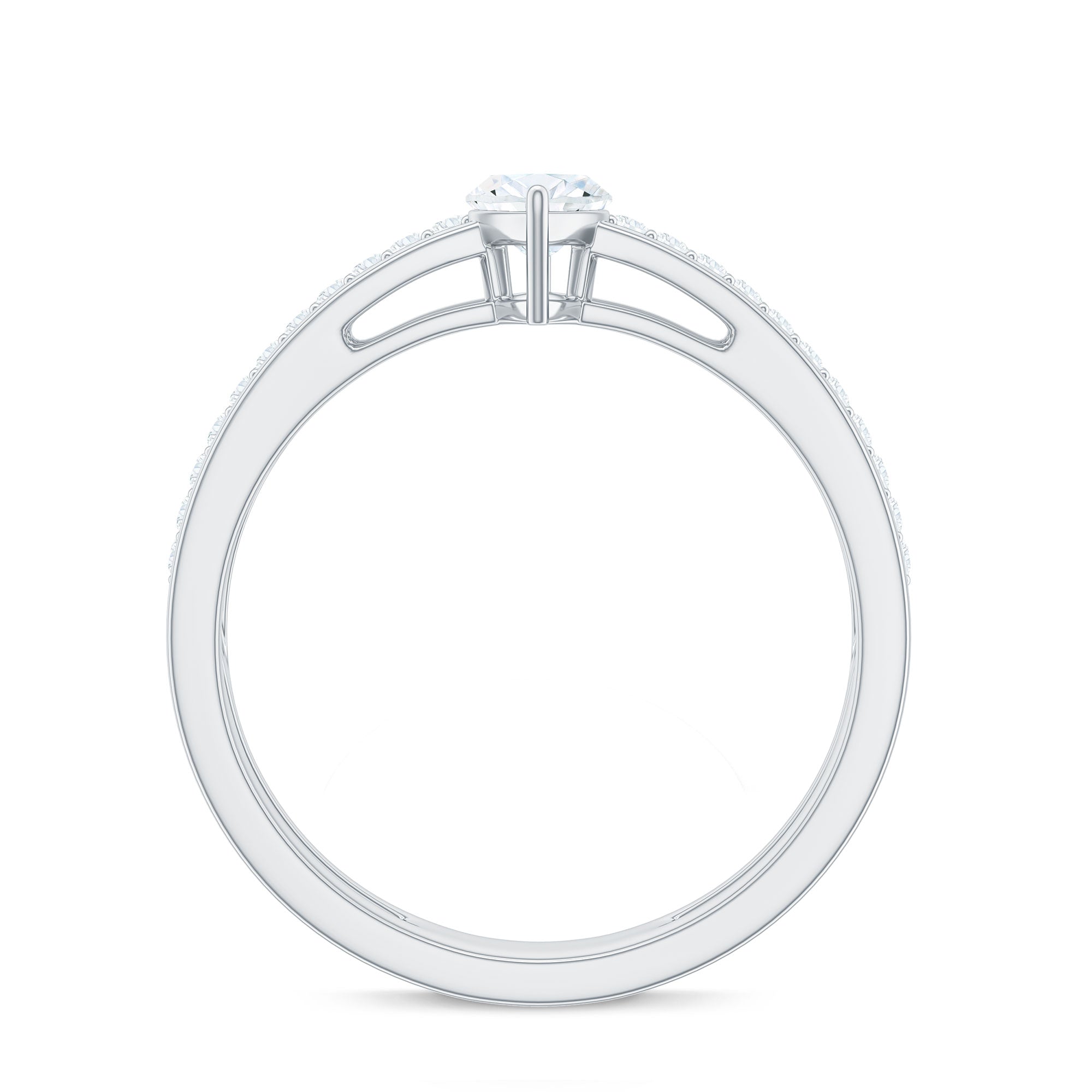 Marquise Cut Moissanite Classic Solitaire Ring