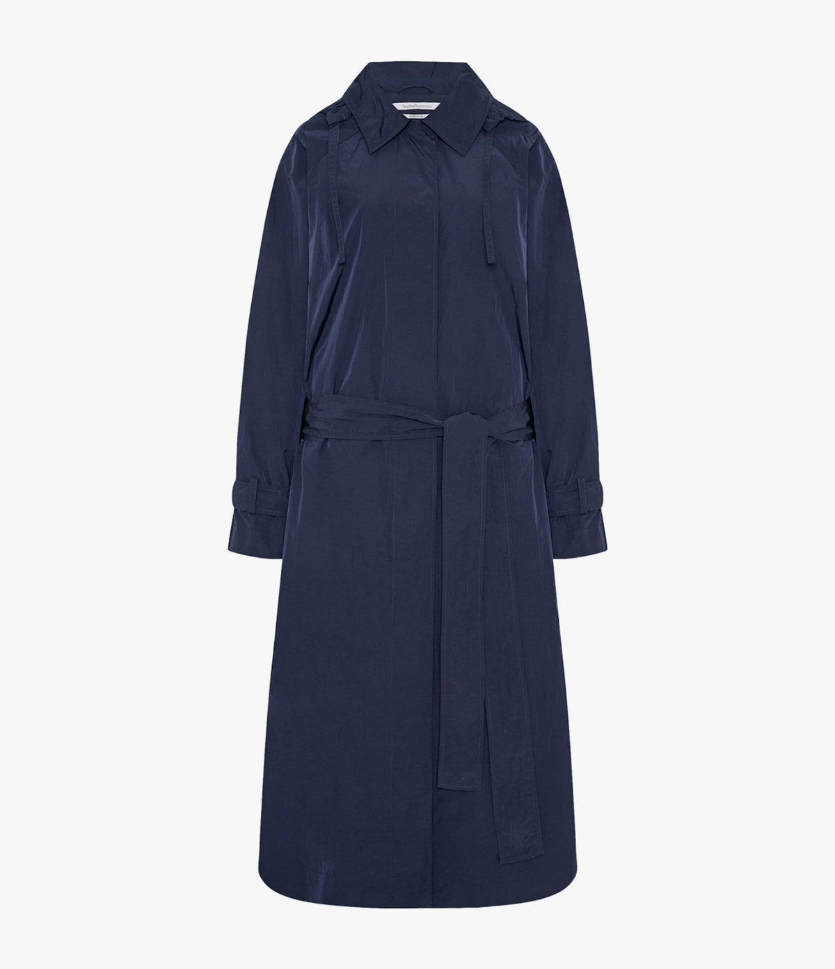 Recycled Nylon Trench | Navy